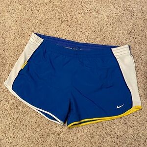 Nike - blue tempo shorts (livestrong) size Large